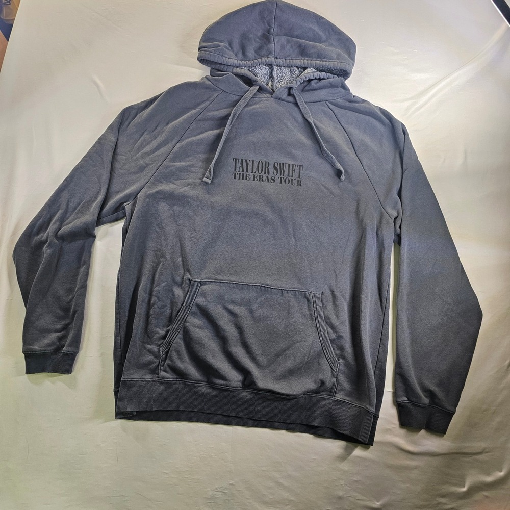Taylor Swift The Eras Tour 2023 Hoodie Charcoal Gray XL Concert Merch